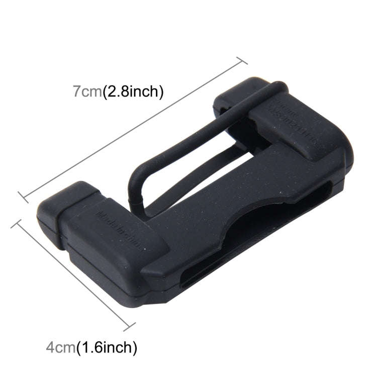 Universal Adjustable Car Seat Belt Buckle Plug Protective Cover Case(Black)