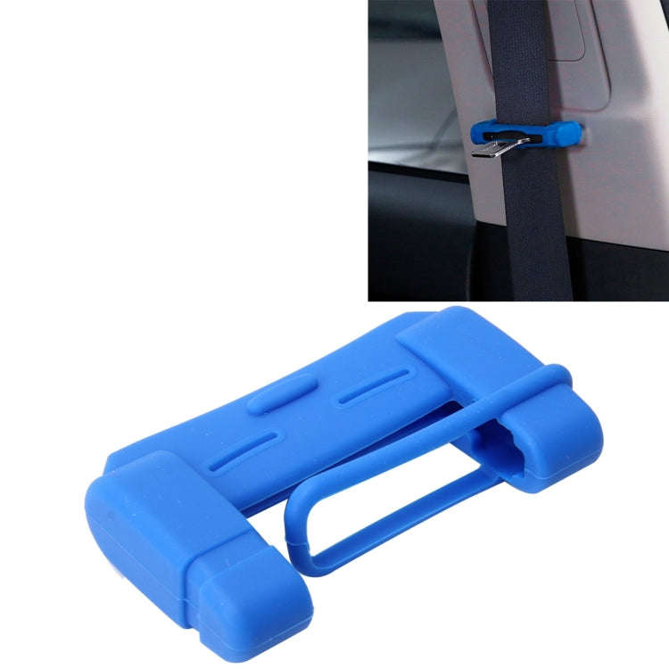 Universal Adjustable Car Seat Belt Buckle Plug Protective Cover Case Seat Belt Buckle(Blue)