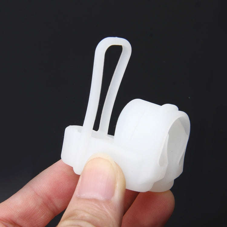 Universal Adjustable Car Seat Belt Buckle Plug Protective Cover Case(White)