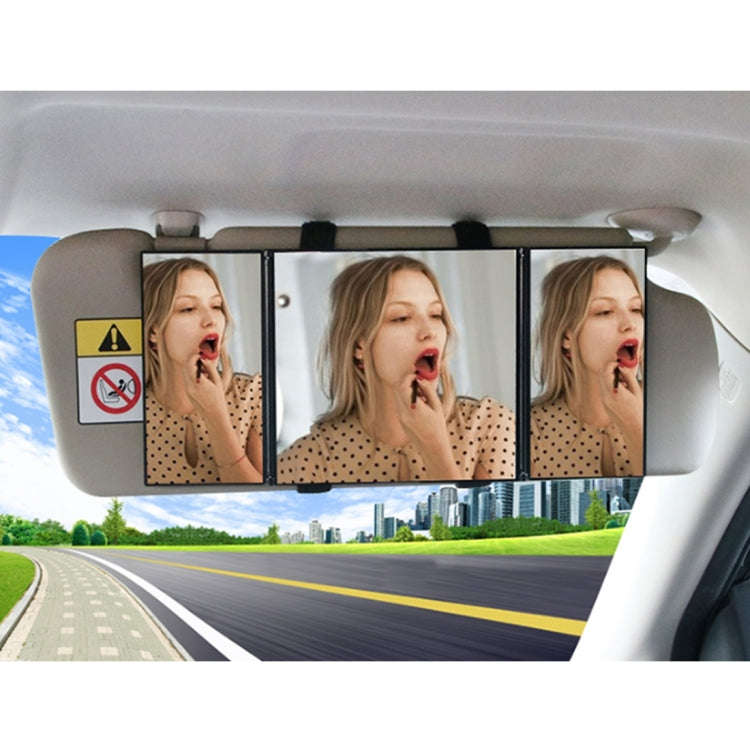 SHUNWEI Car Sun Visor Adjustable Mirror Car Makeup Sun-shading Vehicle Mounted Cosmetic Mirror Fo...