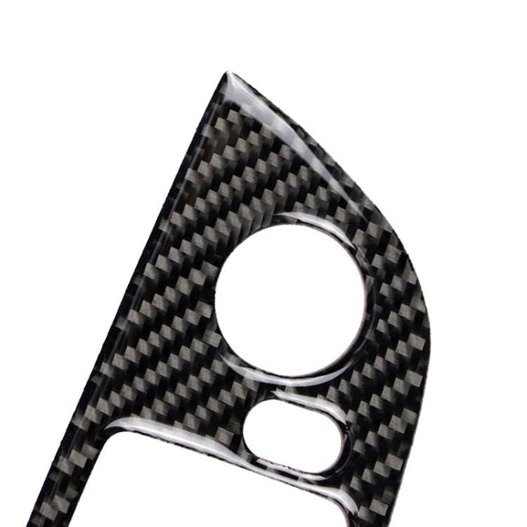 Car Carbon Fiber Window Lift Panel Without Folding Key Three Color Decorative Sticker for BMW Z4 ...