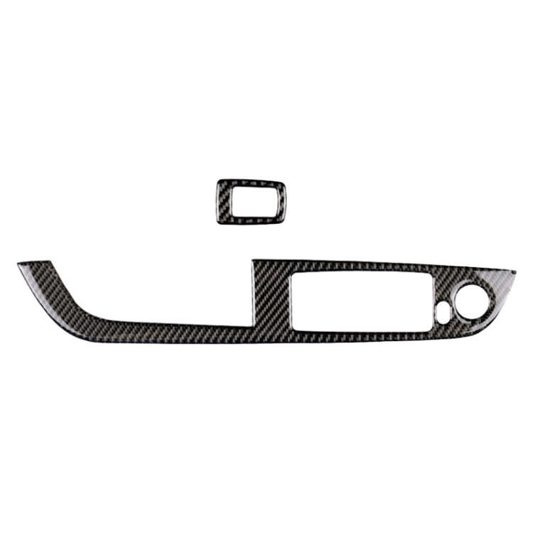 Car Carbon Fiber Window Lift Panel Without Folding Key Solid Color Decorative Sticker for BMW Z4 ...