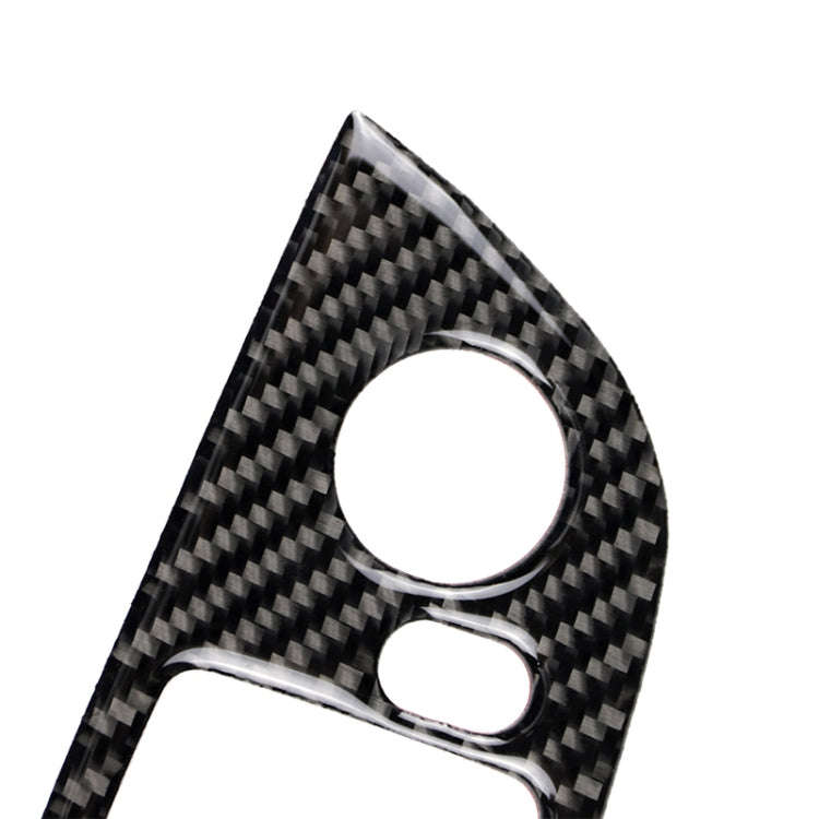 Car Carbon Fiber Window Lift Panel Without Folding Key Solid Color Decorative Sticker for BMW Z4 ...