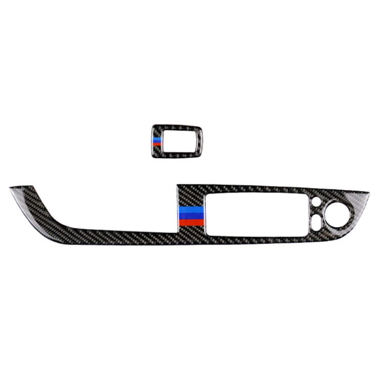 Car Carbon Fiber Window Lift Panel With Folding Key Three Color Decorative Sticker for BMW Z4  20...