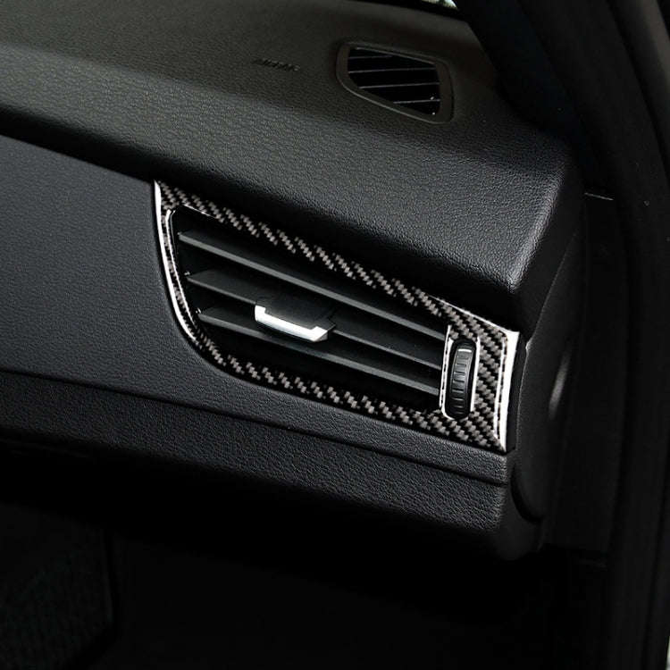 Car Carbon Fiber Side Air Outlet Panel Solid Color Decorative Sticker for BMW Z4 2009-2015, Suita...
