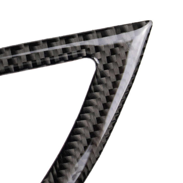 2 PCS For Left Driving Car Carbon Fiber Intermediate Air Outlet Panel Soild Color Decorative Stic...