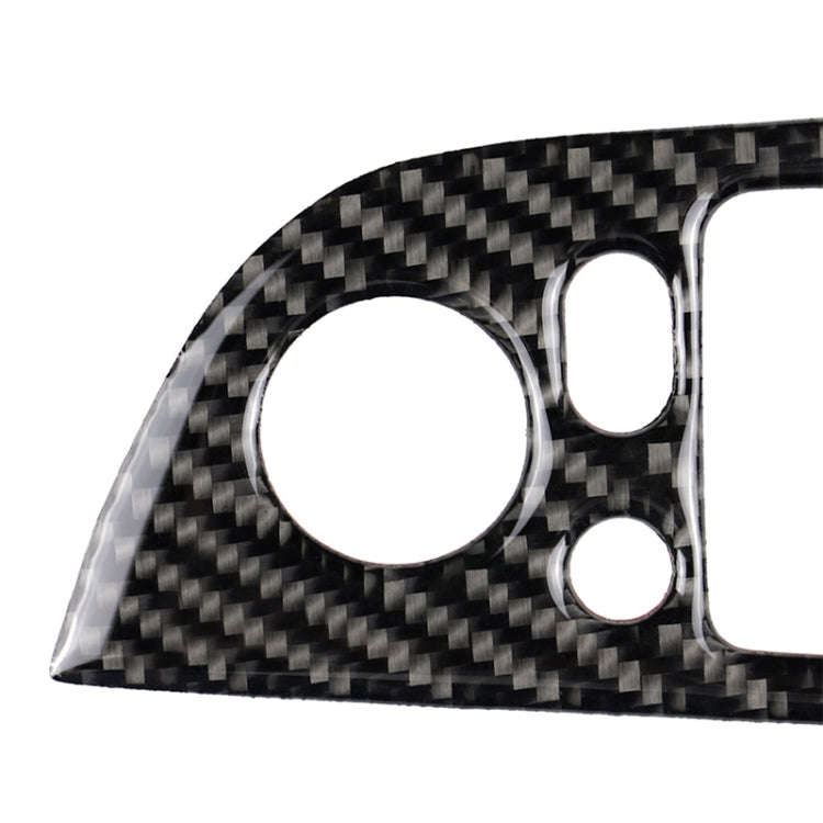 Car Carbon Fiber Window Lift Panel With Folding Key Soild Decorative Sticker for Left Drive BMW Z...