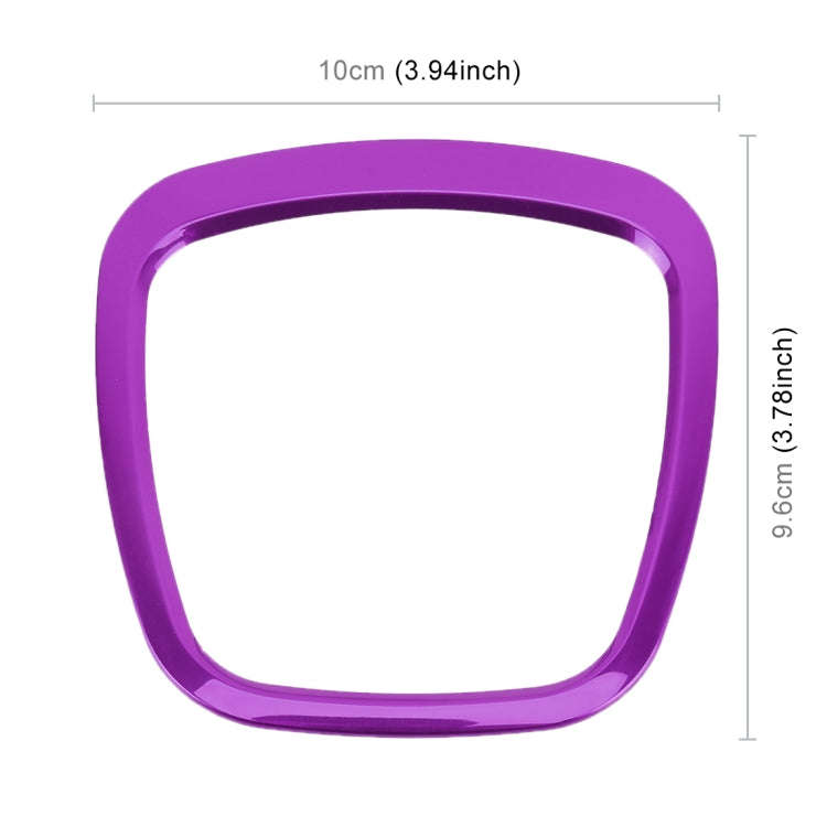 Car Auto Steering Wheel Decorative Ring Cover Trim Sticker Decoration for Audi(Purple)