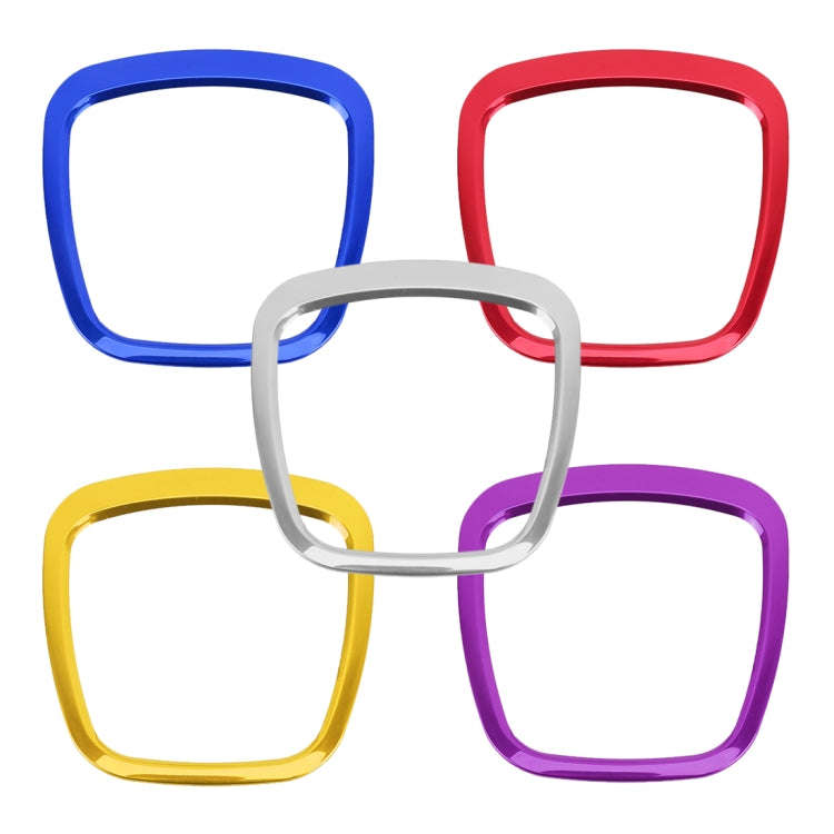 Car Auto Steering Wheel Decorative Ring Cover Trim Sticker Decoration for Audi(Silver)