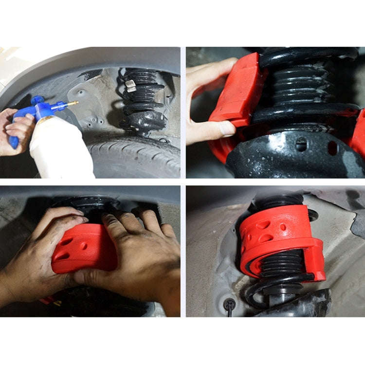 2 PCS Car Auto E Type Shock Absorber Spring Bumper Power Cushion Buffer, Spring Spacing: 17mm, Co...