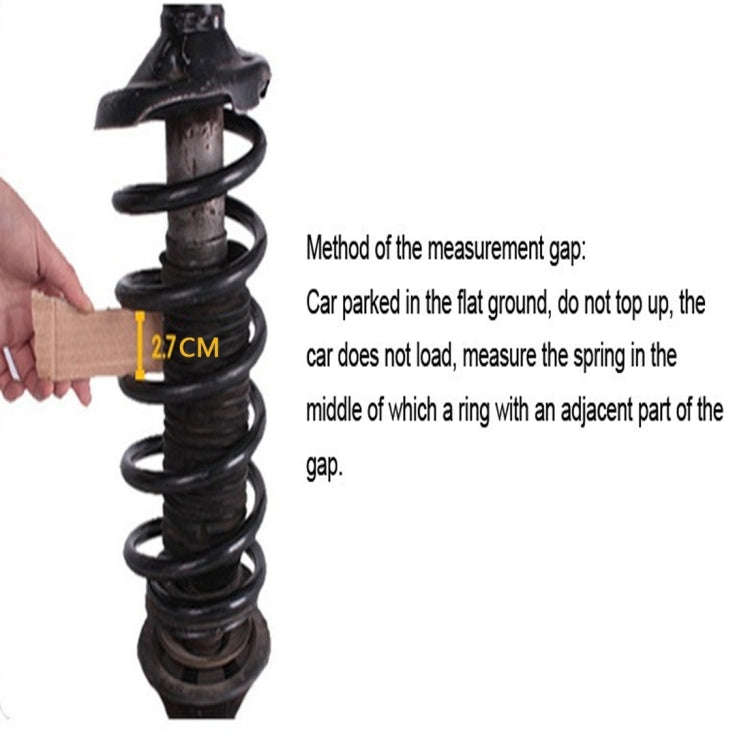 2 PCS Car Auto E Type Shock Absorber Spring Bumper Power Cushion Buffer, Spring Spacing: 17mm, Co...