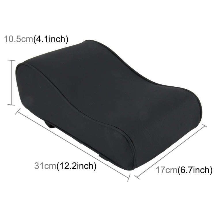 Universal Car PU Leather and Memory Foam Wrapped  Armrest Box Breathable Car Armrest Box Mat with...