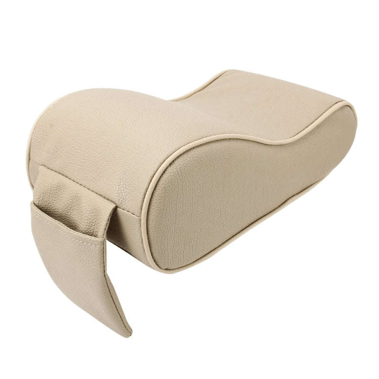 Universal Car PU Leather and Memory Foam Wrapped  Armrest Box Breathable Car Armrest Box Mat with...