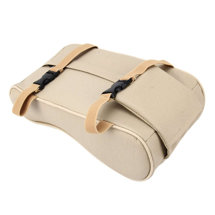 Universal Car PU Leather and Memory Foam Wrapped  Armrest Box Breathable Car Armrest Box Mat with...