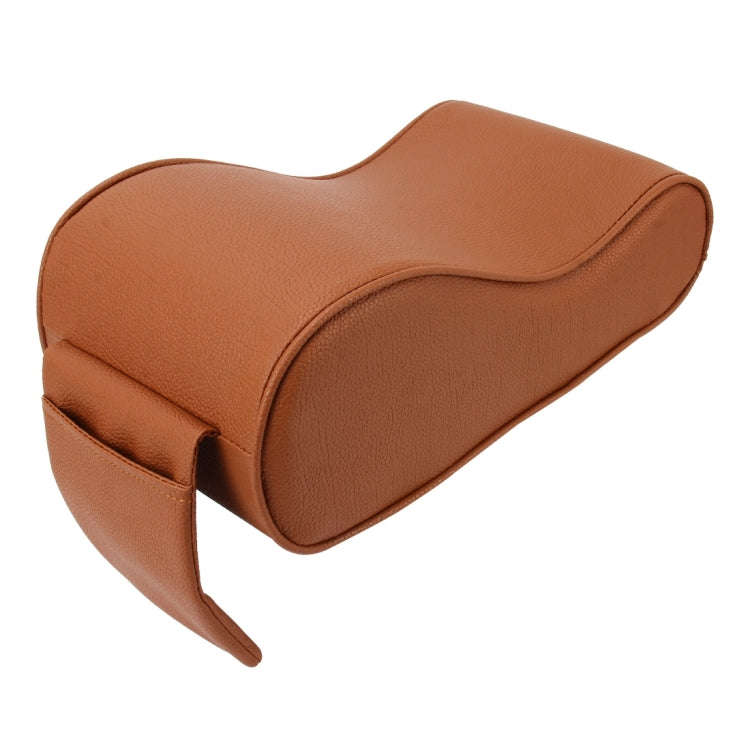 Universal Car PU Leather and Memory Foam Wrapped  Armrest Box Breathable Car Armrest Box Mat with...