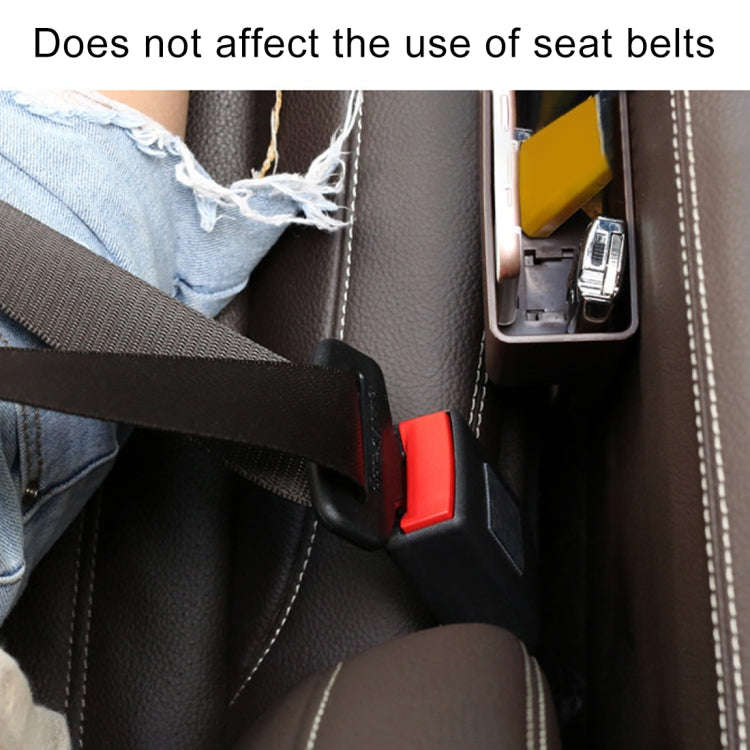 Universal Car Multi-functional Charger Console Side Pocket Seat Gap Side Storage Box, with 2 USB ...