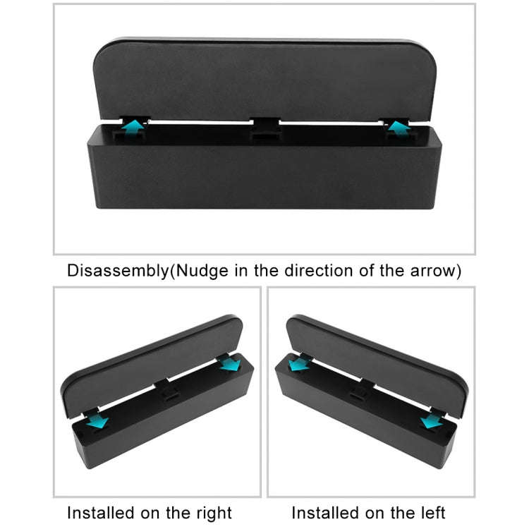 Universal Car Multi-functional Charger Console Side Pocket Seat Gap Side Storage Box, with 2 USB ...