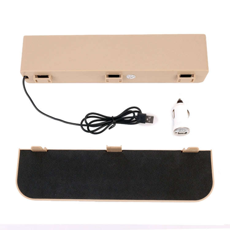 Universal Car Multi-functional Charger Console Side Pocket Seat Gap Side Storage Box, with 2 USB ...