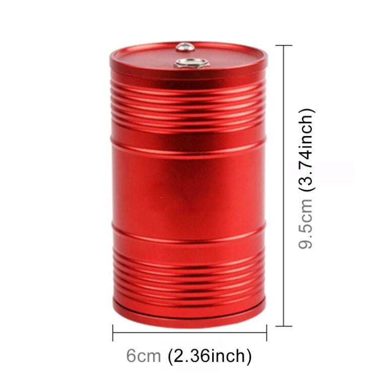 Universal Portable Car Metal Trash Rubbish Bin Ashtray(Red)