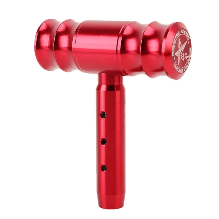 Universal Car Thread T-shaped Gear Head Gear Shift Knob(Red)