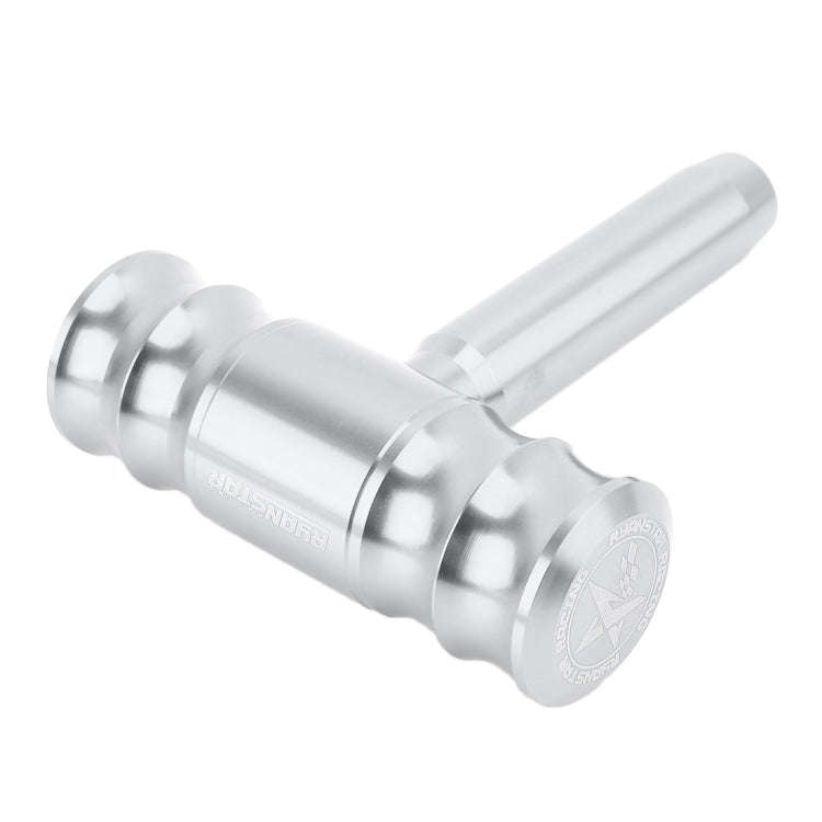 Universal Car Thread T-shaped Gear Head Gear Shift Knob(Silver)
