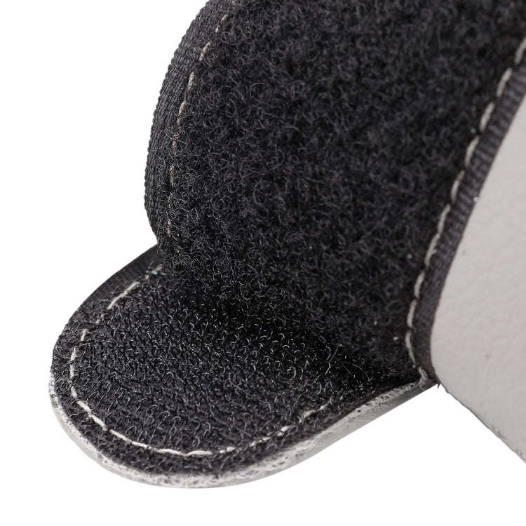 Universal Nonslip Breathable Genuine Leather Car Gear Shift Knob Cover(Grey)