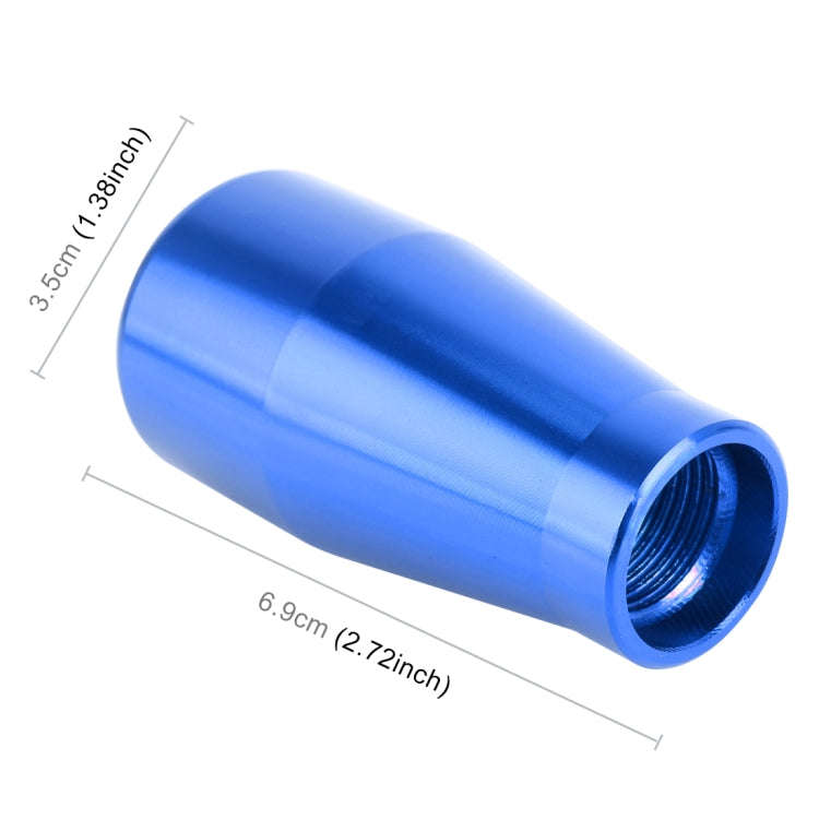 Universal Car Solid Color Cone Shape Shifter Manual Automatic Gear Shift Knob(Blue)