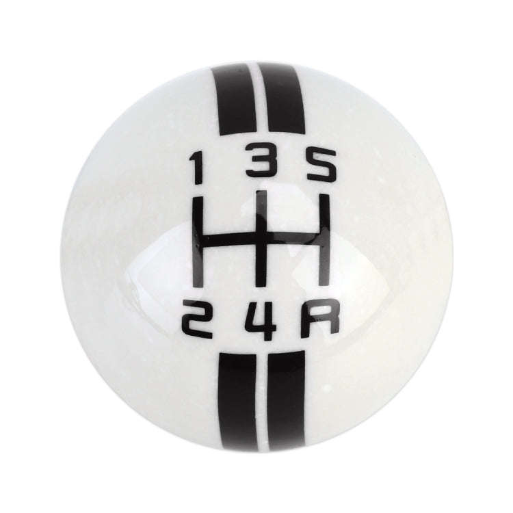 Universal Vehicle Ball Shape Modified Resin Shifter Manual 5-Speed Gear Shift Knob(Black)
