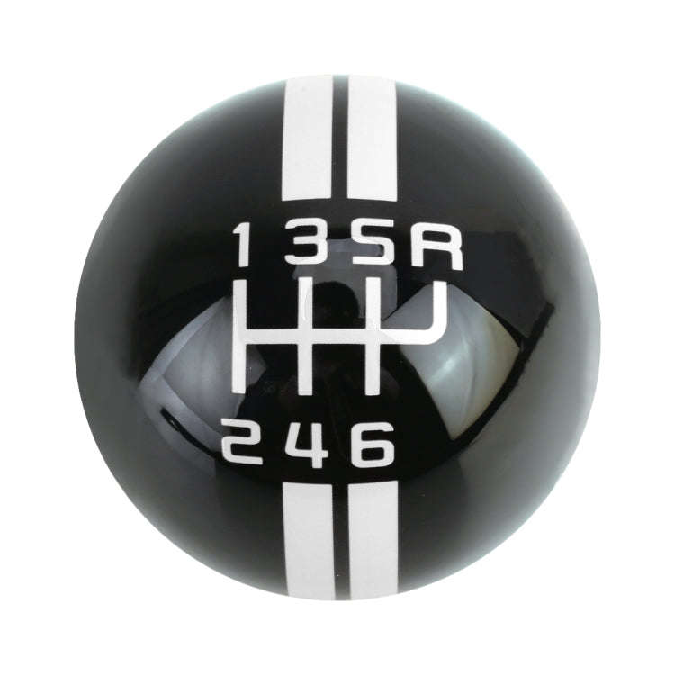 Universal Vehicle Ball Shape Modified Resin Shifter Manual 6-Speed Right-R Gear Shift Knob(Black ...