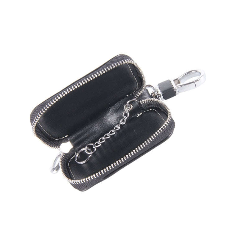 Universal Leather Flash Powder Texture Waist Hanging Zipper Wallets Key Holder Bag (No Include Ke...