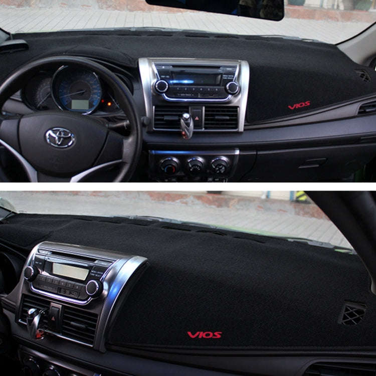 Dark Mat Car Dashboard Cover Car Light Pad Instrument Panel Sunscreen for 2014 Vios (Please note ...