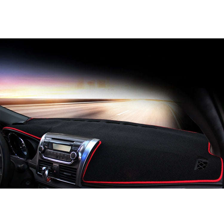 Dark Mat Car Dashboard Cover Car Light Pad Instrument Panel Sunscreen for 2014 Vios (Please note ...
