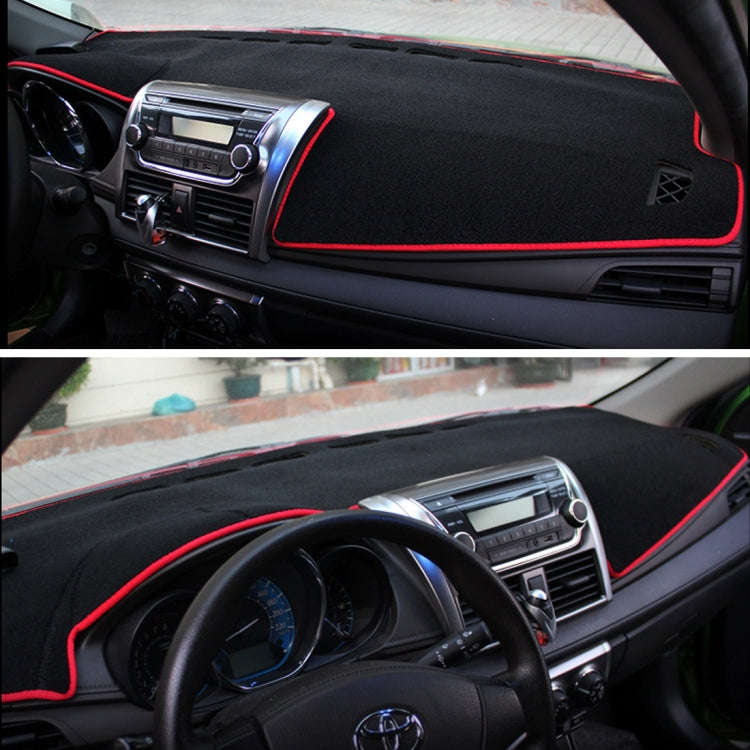 Dark Mat Car Dashboard Cover Car Light Pad Instrument Panel Sunscreen for 2014 Vios (Please note ...