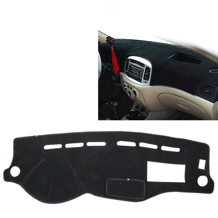 Dark Mat Car Dashboard Cover Car Light Pad Instrument Panel Sunscreen for Modern Accent (Please n...