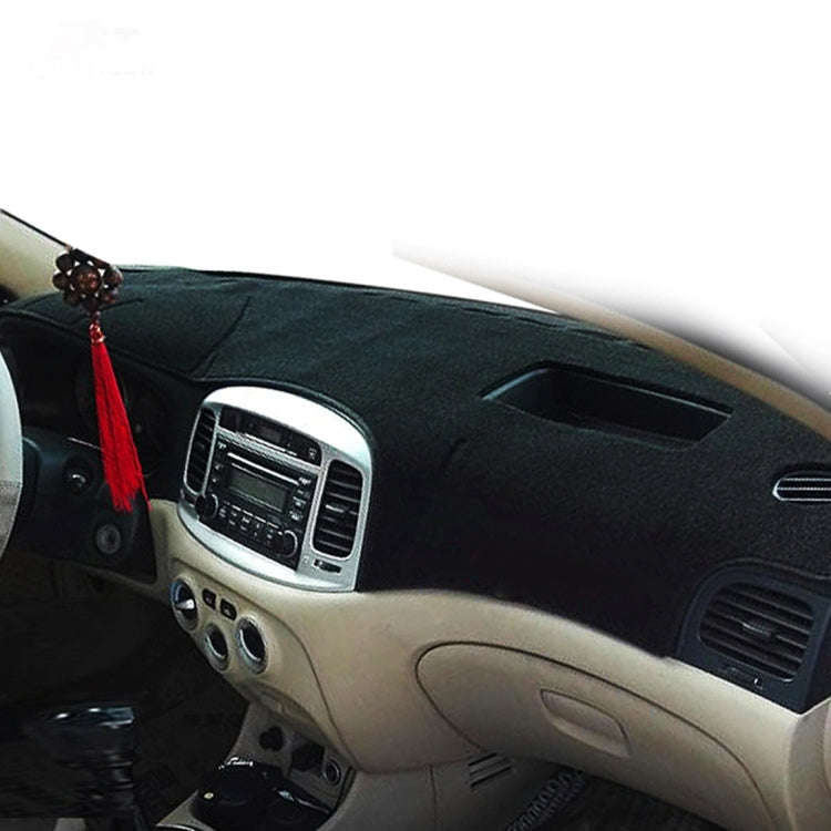 Dark Mat Car Dashboard Cover Car Light Pad Instrument Panel Sunscreen for Modern Accent (Please n...