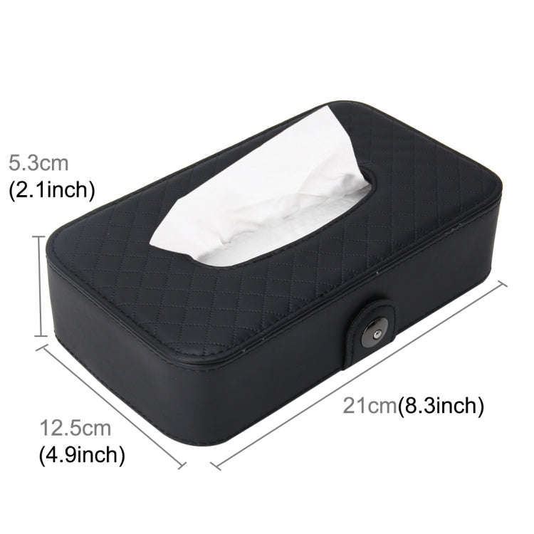 Universal Car Facial Tissue Box Case Holder Tissue Box Fashion and Simple Paper Napkin Bag with N...