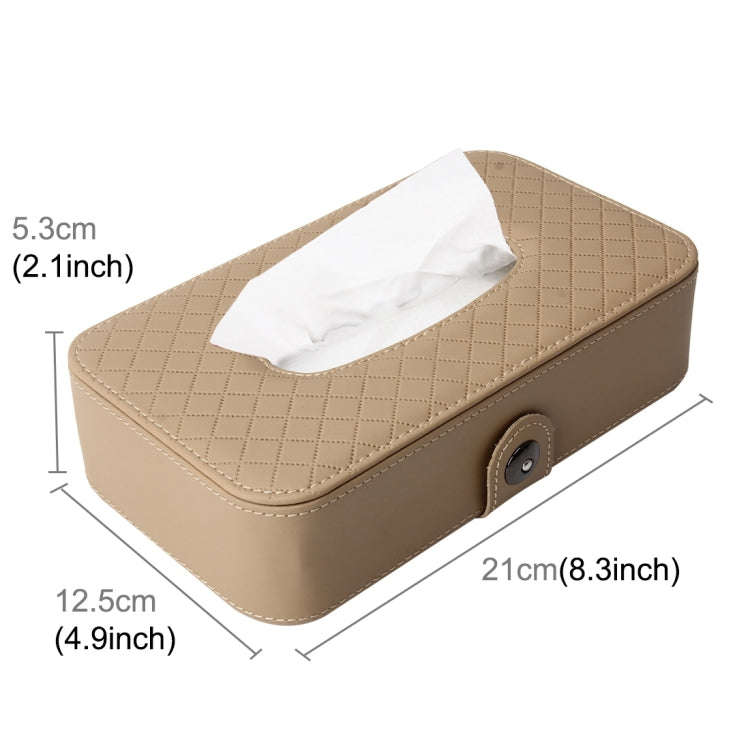 Universal Car Facial Tissue Box Case Holder Tissue Box Fashion and Simple Paper Napkin Bag with N...