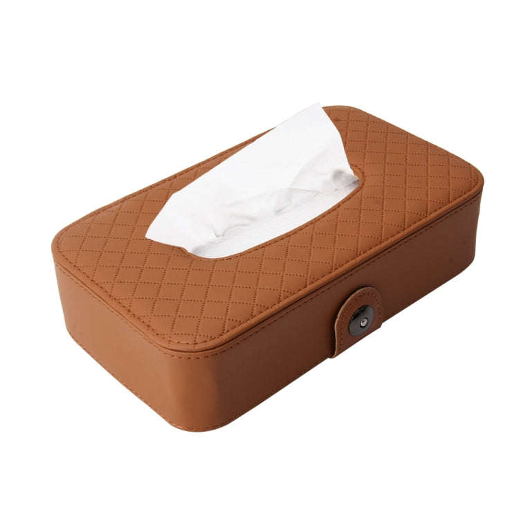 Universal Car Facial Tissue Box Case Holder Tissue Box Fashion and Simple Paper Napkin Bag with N...