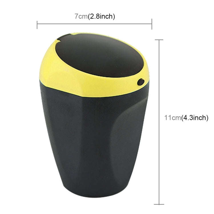 3R-2113 Universal Portable Car ABS Trash Rubbish Bin Ashtray