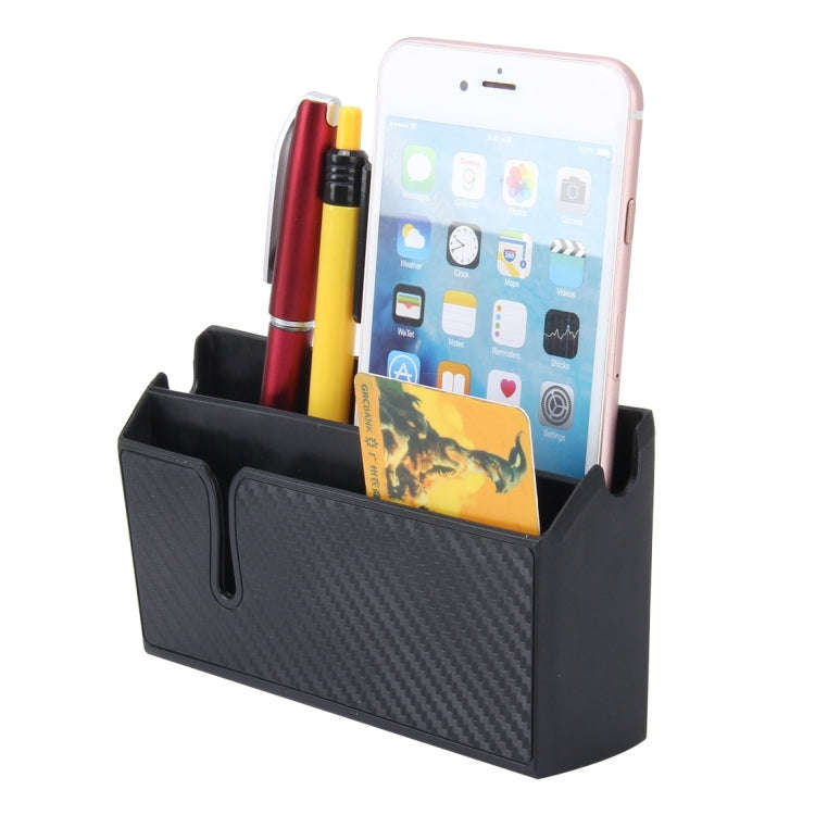 Car EVA Carrying Organizer Storage Double-layer Sticker Bag for Phone Coin Key and Other Small It...
