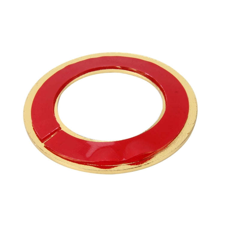 Car Aluminum Steering Wheel Decoration Ring with Diamonds For Volkswagen(Gold)