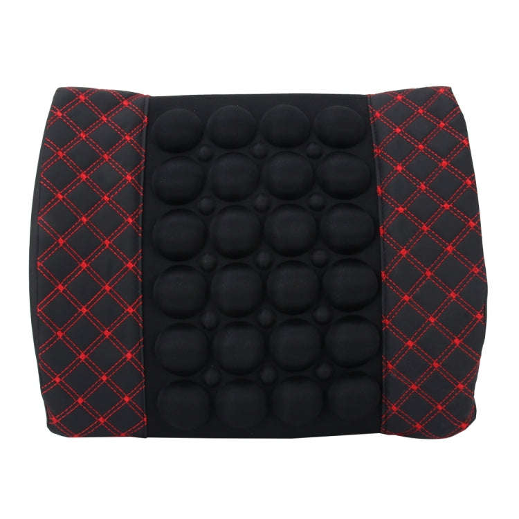 12V Four Season Chemical Fiber Wrapping Lumbar Seat Relaxation Waist Support Cushion for Car Offi...