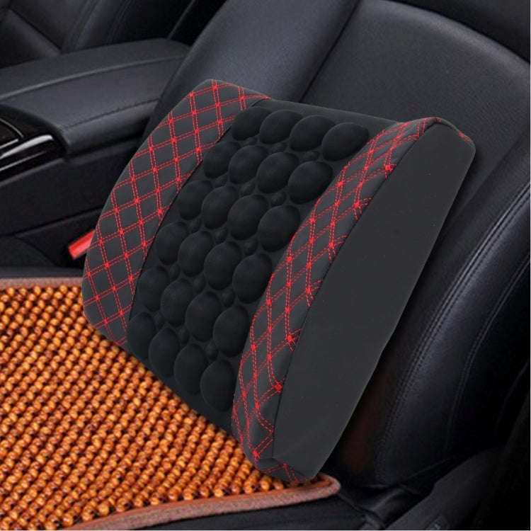 12V Four Season Chemical Fiber Wrapping Lumbar Seat Relaxation Waist Support Cushion for Car Offi...