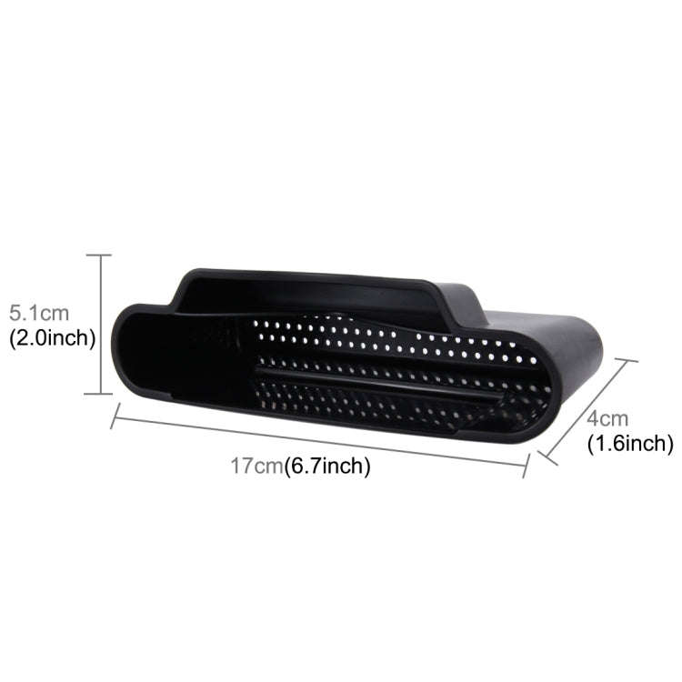 Car TPA Carrying Organizer Storage Box for Phone Coin Key and Other Small Items(Black)