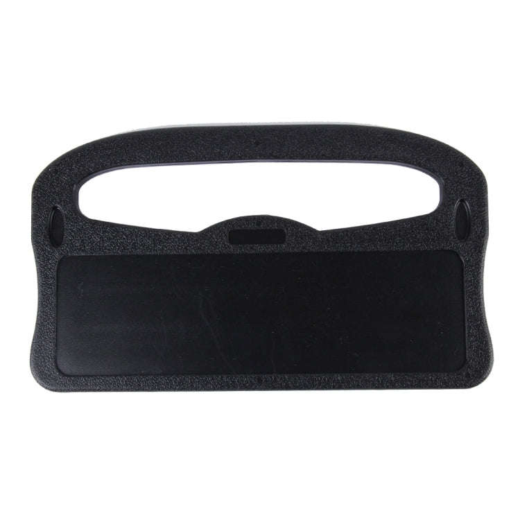 Vehicle Portable Desk Steering Wheel Multi-use Tray Stand Car Food Eating Table iPad Holder(Black)