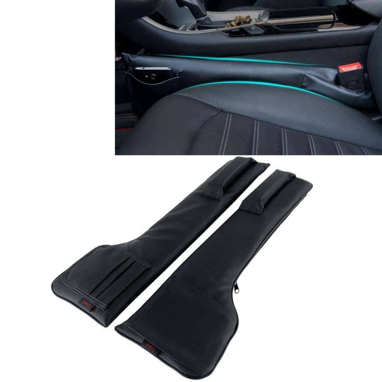 A Pair Universal Car Seat Catcher Gap Console Filler Seat Side Pocket Organizer Catcher Leak-Proo...