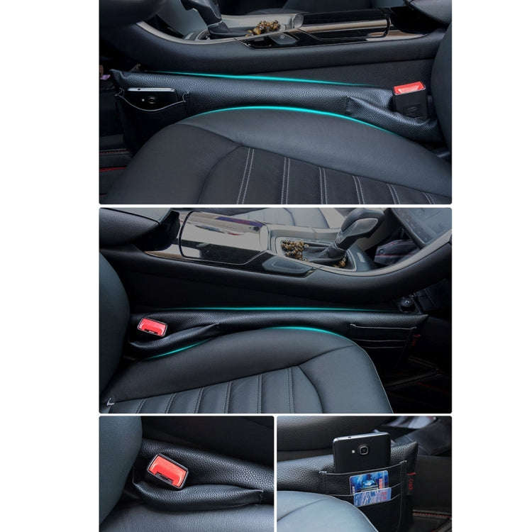 A Pair Universal Car Seat Catcher Gap Console Filler Seat Side Pocket Organizer Catcher Leak-Proo...