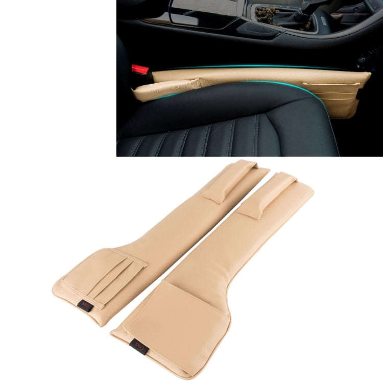 A Pair Universal Car Seat Catcher Gap Console Filler Seat Side Pocket Organizer Catcher Leak-Proo...