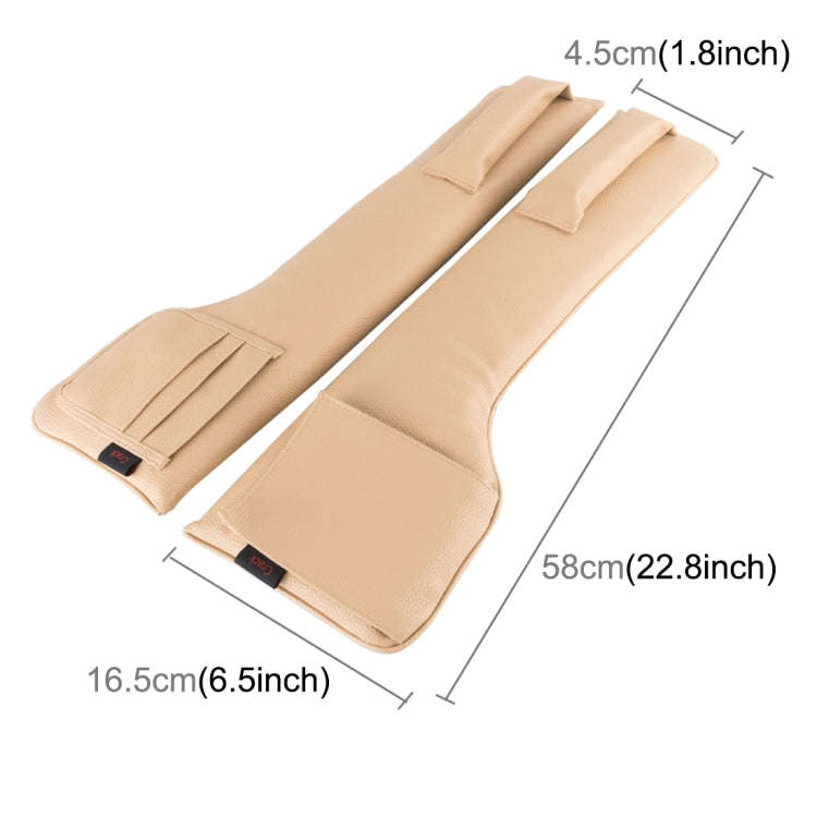 A Pair Universal Car Seat Catcher Gap Console Filler Seat Side Pocket Organizer Catcher Leak-Proo...