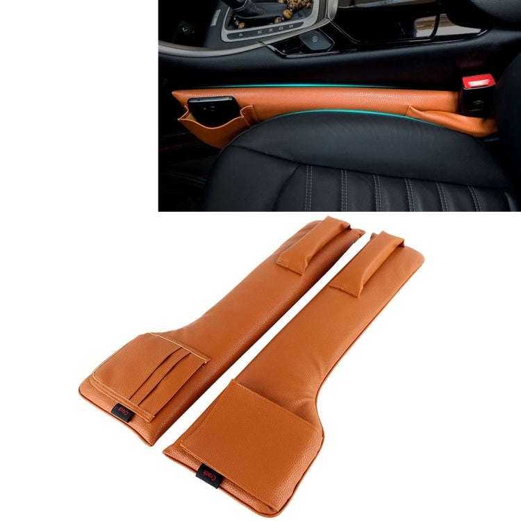 A Pair Universal Car Seat Catcher Gap Console Filler Seat Side Pocket Organizer Catcher Leak-Proo...